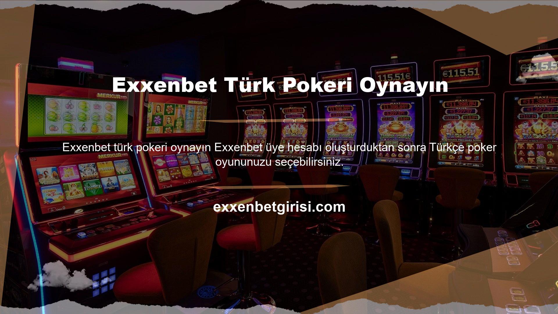 Türk pokeri en eğlenceli oyunlardan biridir ve belirlenen kurallar oyunun heyecanını arttırmaktadır