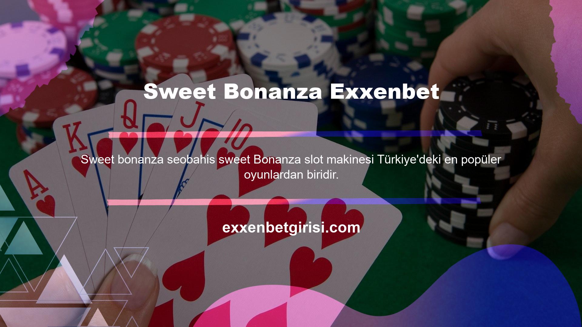Sweet Bonanza Exxenbet, çok ilginç bonuslara sahip, anlaşılması ve oynanması kolay bir slot oyunu olduğundan en popüler oyunlardan biridir